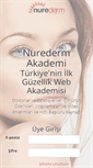 Mobile Screenshot of nuredermakademi.com